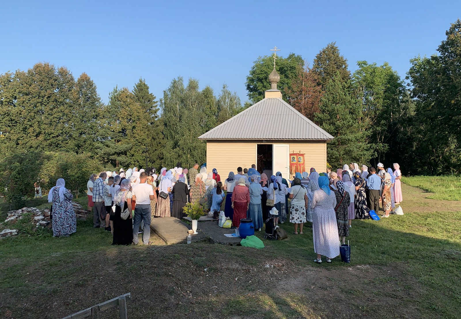 В Успенском Тадулинском монастыре молитвенно встретили престольный праздник