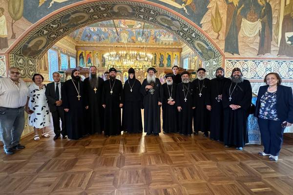 Египетские монахи посетили обители Калужской земли