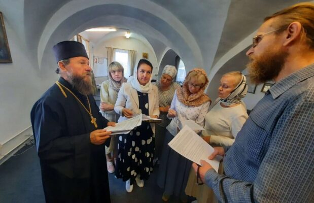 В воскресной школе Кутеинского монастыря состоялось педагогическое совещание