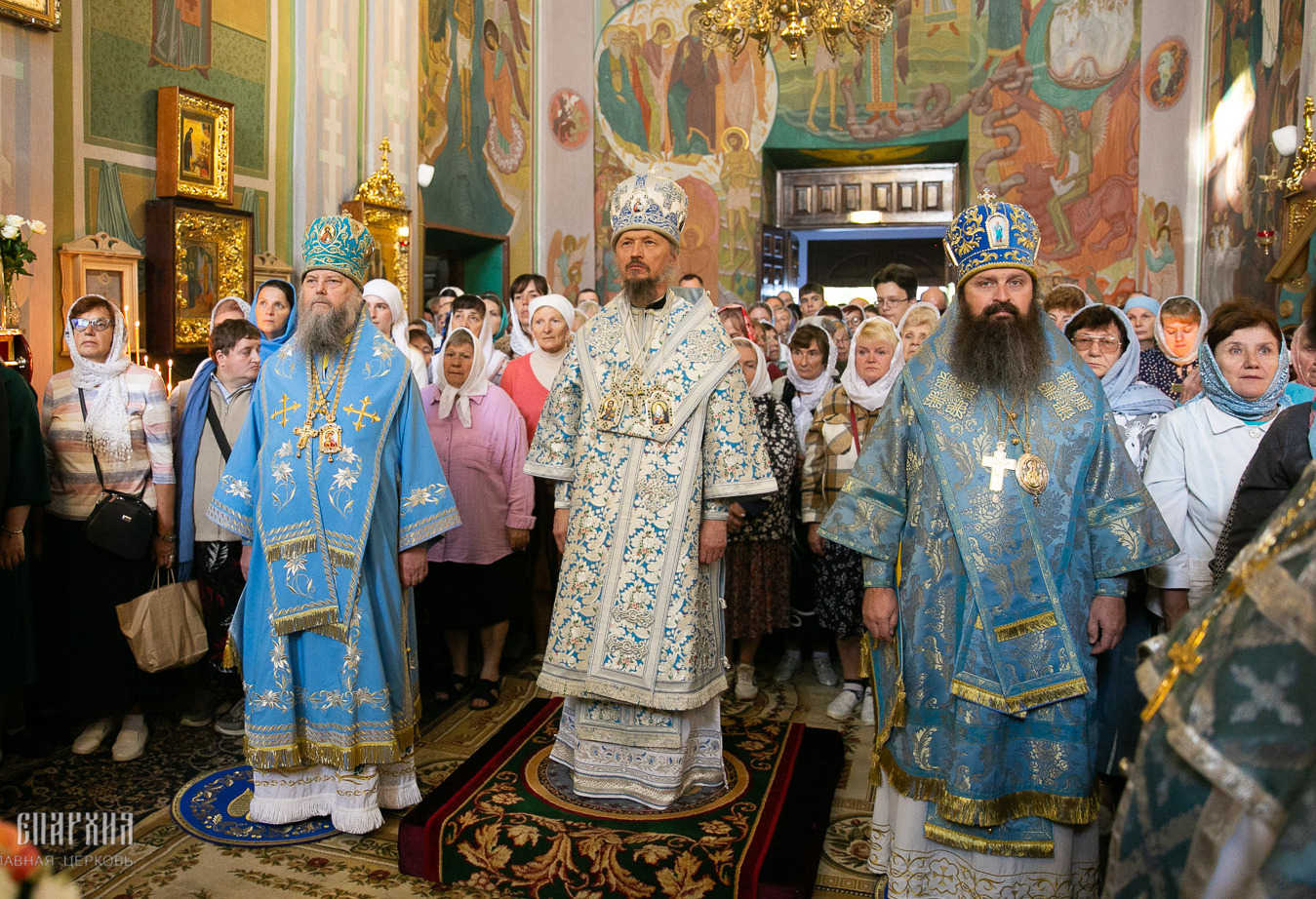 Патриарший Экзарх всея Беларуси возглавил престольное торжество Гродненского Рождество-Богородичного монастыря