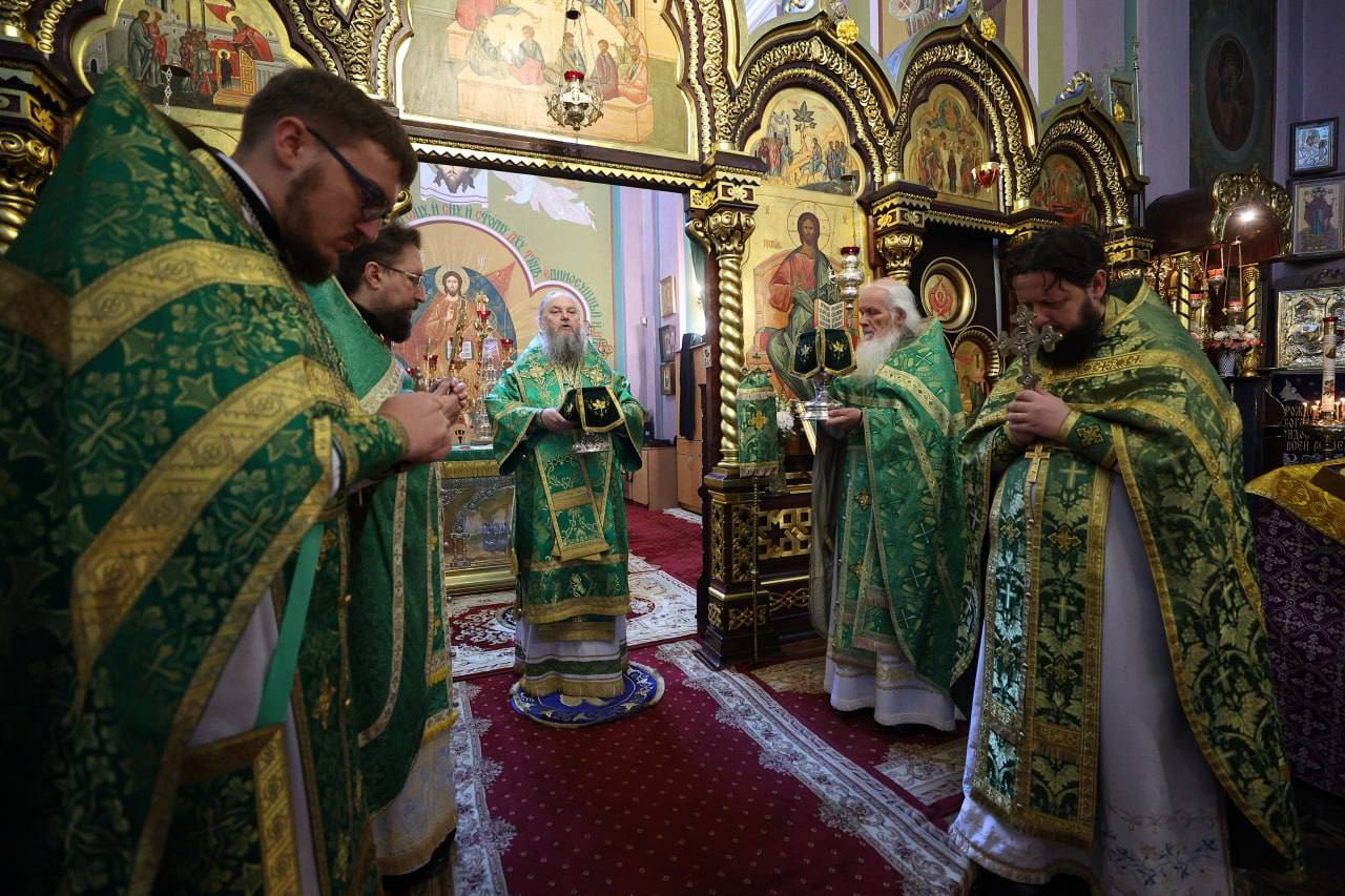 В день памяти преподобного Сергия Радонежского архиепископ Гурий возглавил престольный праздник в Гродненской обители