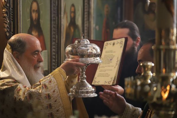 В день памяти праведного Симеона Богоприимца в монастыре его имени в Иерусалиме почтили память святого