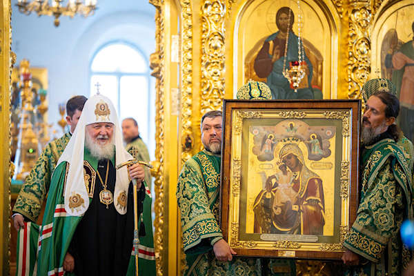В день памяти преподобных Зосимы, Савватия и Германа Соловецких Предстоятель Русской Церкви совершил Литургию в Соловецком монастыре