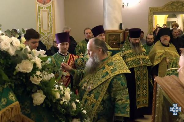 В канун дня памяти преподобного Елисея Лавришевского архиепископ Гурий возглавил всенощное бдение в Лавришевском монастыре [+ВИДЕО]
