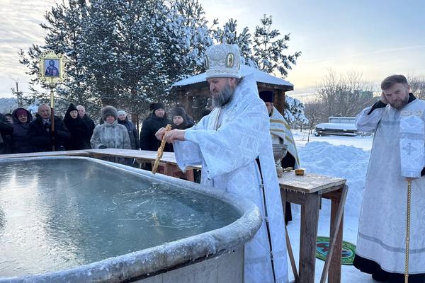 Престольный праздник Святого Богоявления в Кутеинском монастыре Орши возглавил епископ Евсевий
