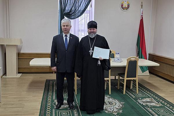 Состоялась встреча Уполномоченного по делам религий Беларуси с настоятелем Прощанской пустыни