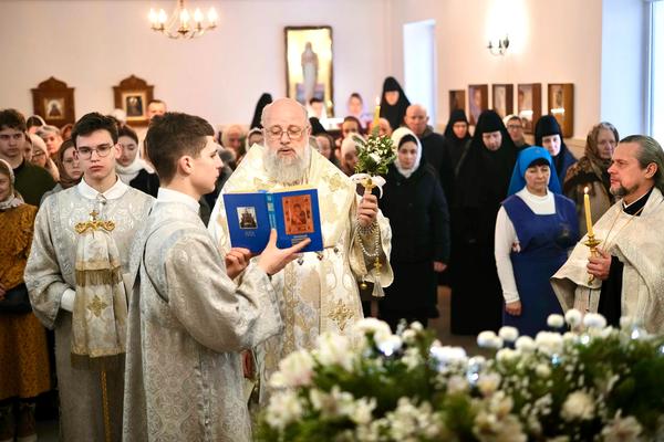 В святочные дни архиепископ Брестский Иоанн посетил Спасский монастырь Кобрина