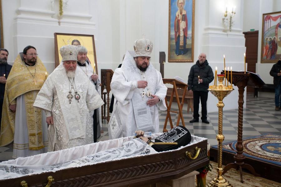 В Юровичском монастыре состоялось отпевание усопшего насельника обители иеромонаха Серафима (Ананко)