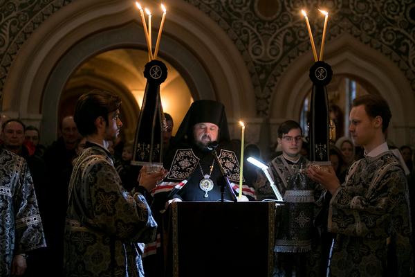 В Елисаветинском монастыре Минска епископ Авксентий совершил повечерие с чтением Великого канона прп. Андрея Критского [ФОТОРЕПОРТАЖ]