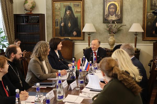 В Московском Сретенском монастыре прошло заседание Комиссии Парламентского Собрания Союза Беларуси и России по культуре
