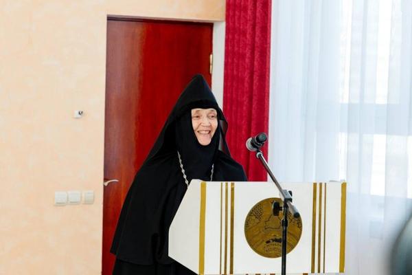 Игумения Евдокия (Левшук) приняла участие в масштабном форуме Новополоцка, приуроченном к открытию Года белорусской женщины