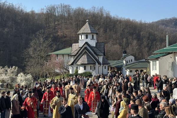 70-летие со дня преставления святителя Николая (Велимировича) почтили в сербском монастыре, основанном в честь святого