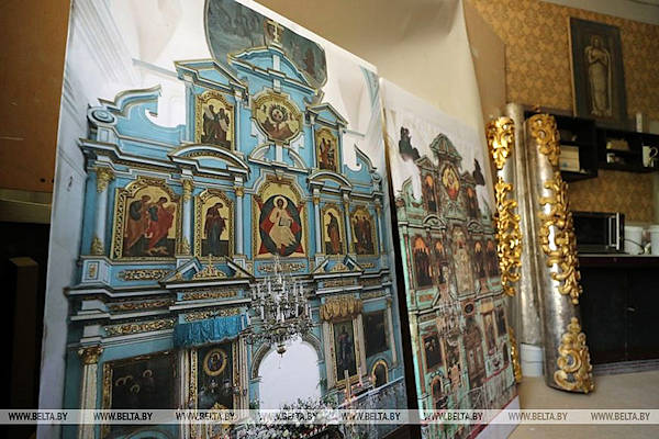 Как реставраторы возвращают подлинный облик древнему иконостасу Успенского собора Жировичского монастыря