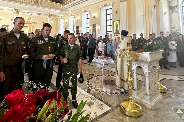 В Мироносицком монастыре Бобруйска молились о погибших в результате аварии военнослужащих