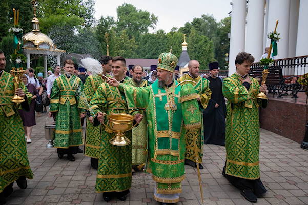 Монашествующие Гомельской епархии посетили епархиальные торжества в честь преподобной Манефы Гомельской